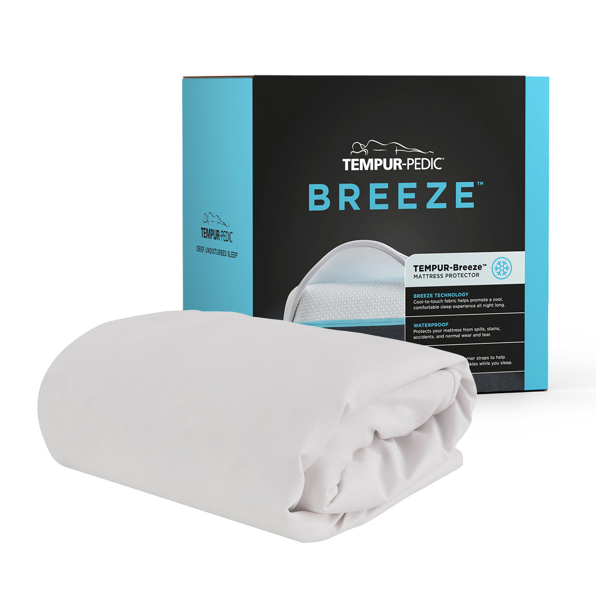 TEMPUR-Protect Breeze Mattress Protector Cooling Mattress