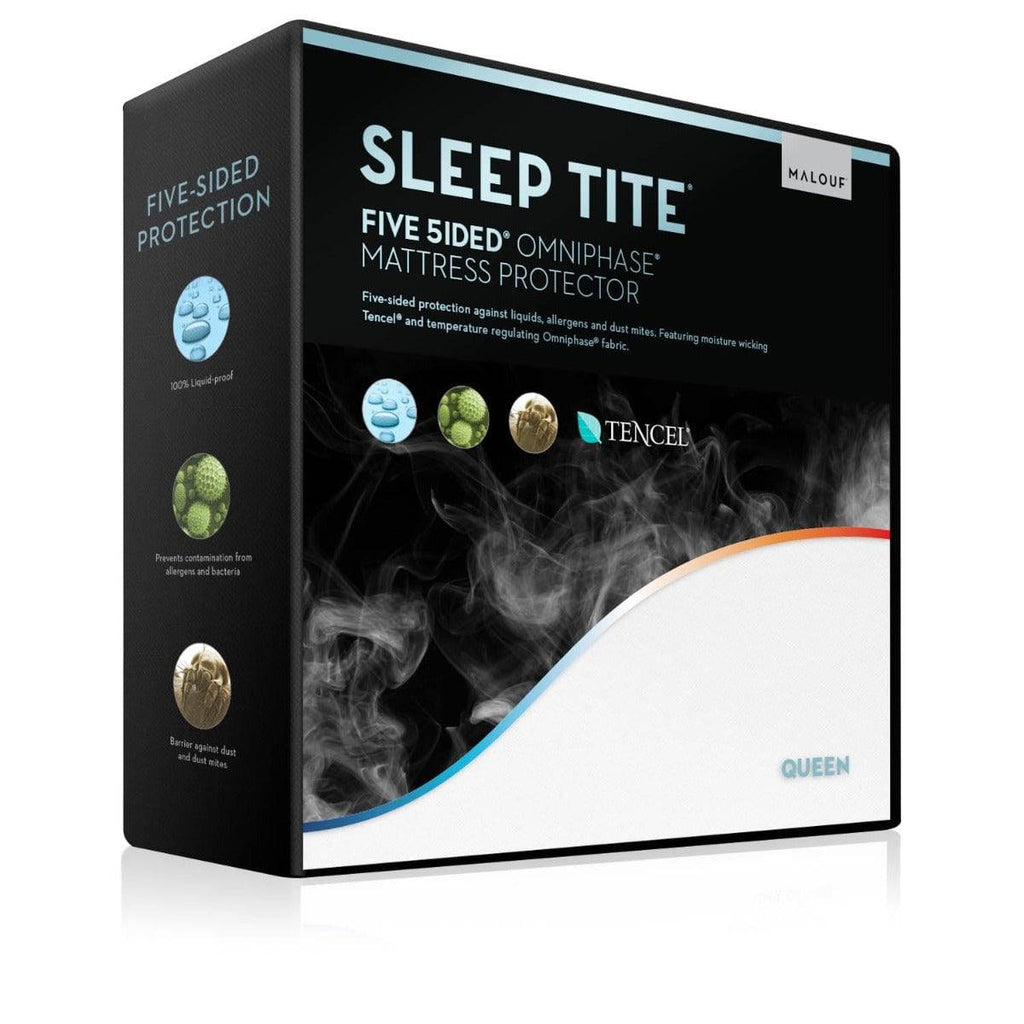 Sleep Tite 5 Sided Mattress Protector with Tencel+Omniphase, packaging - Fosters Mattress