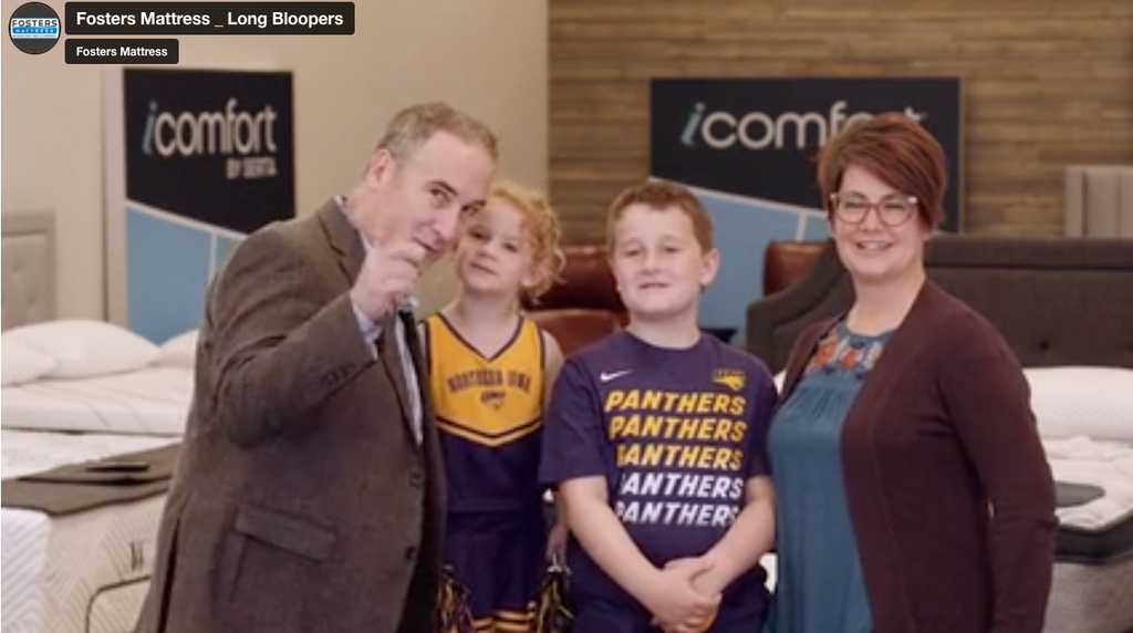 The Fosters Mattress Family supports the UNI Panthers in the Cedar Valley