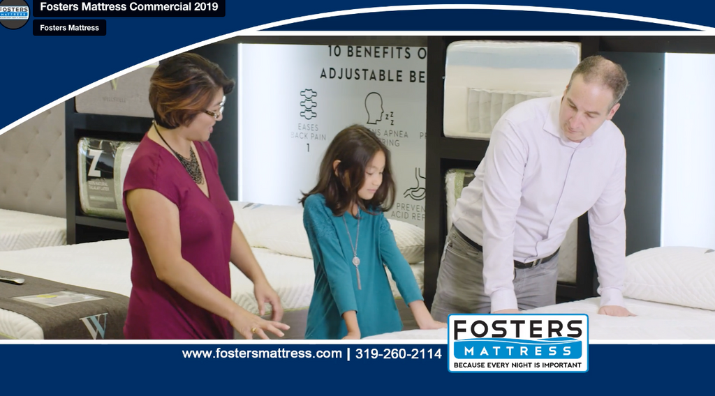 2019 Fosters Mattress commercial.