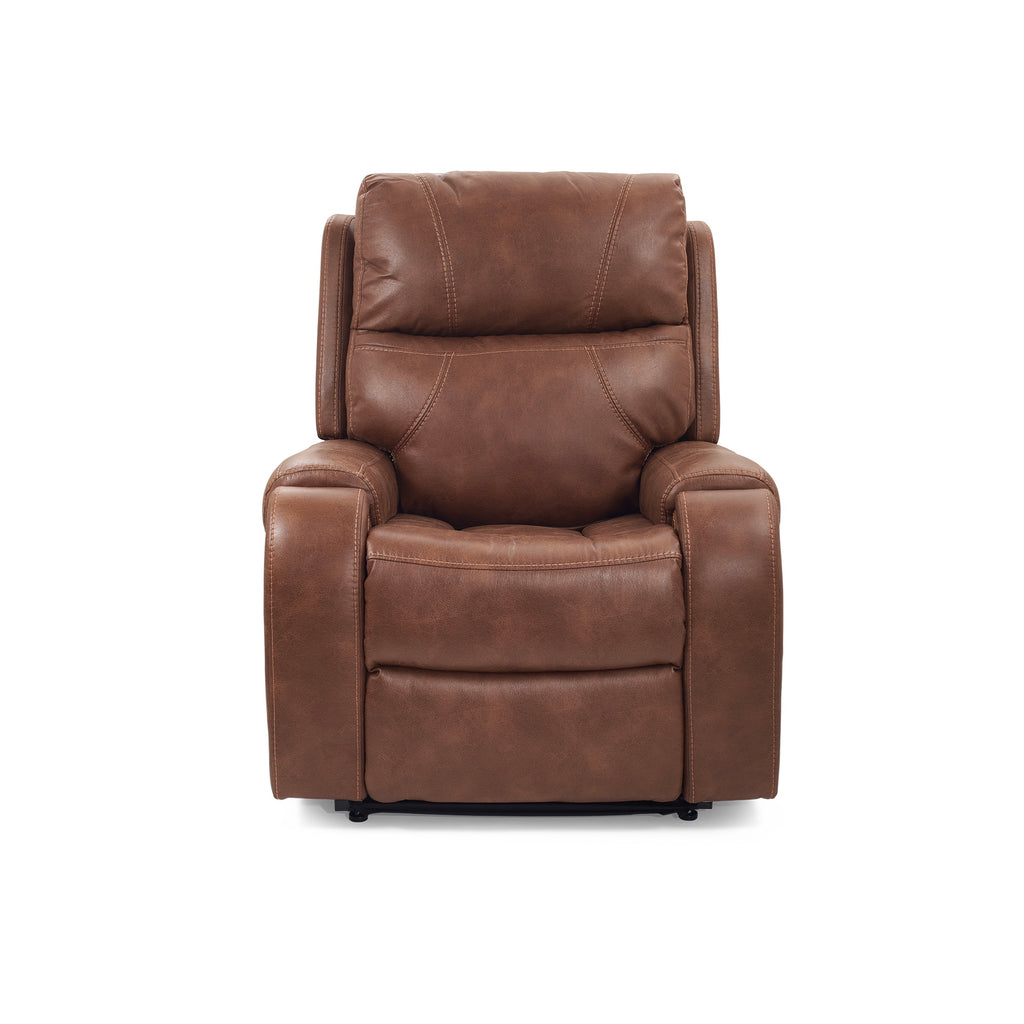 Sedona lift chair recliner, seated, maple color - Fosters Mattress