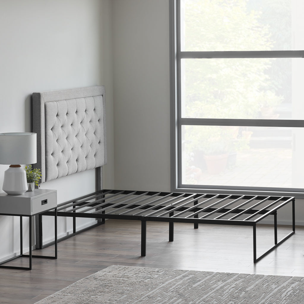 Malouf Metal Platform for mattress support in bedroom setting