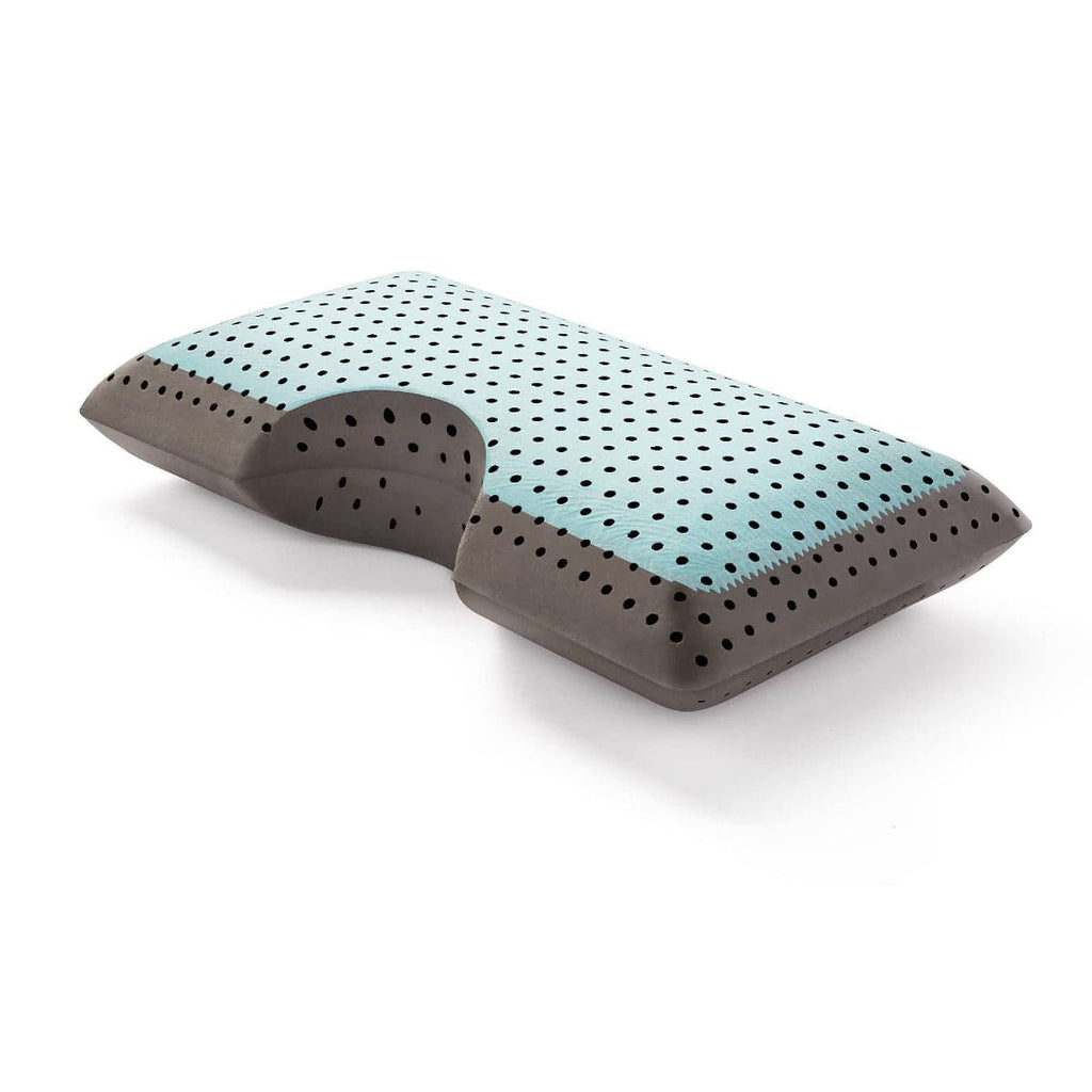 Shoulder Carbon Cool LT+Omniphase Pillow, angle view - Fosters Mattress