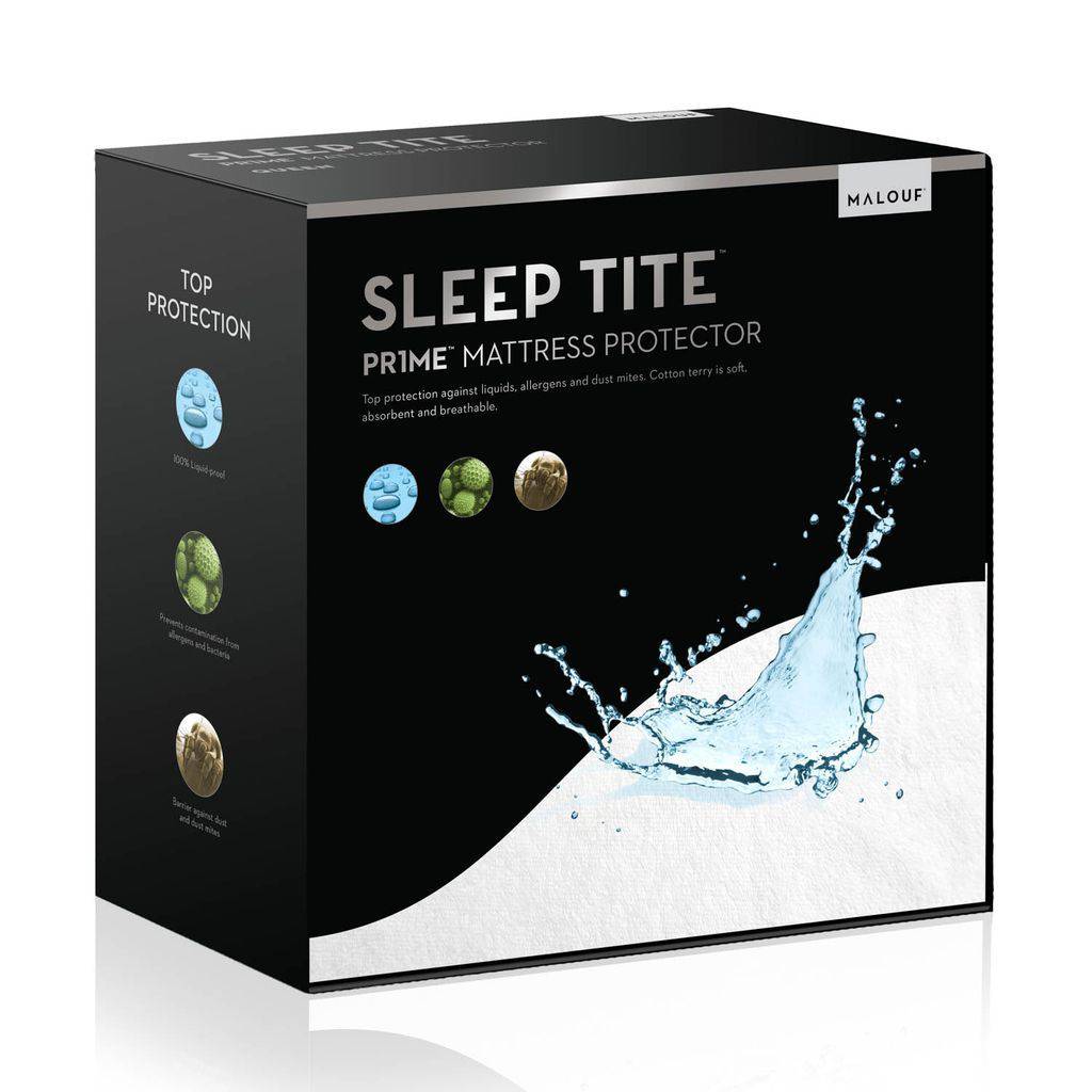 Sleep Tite PRIME Smooth Mattress Protector, packaging - Fosters Mattress