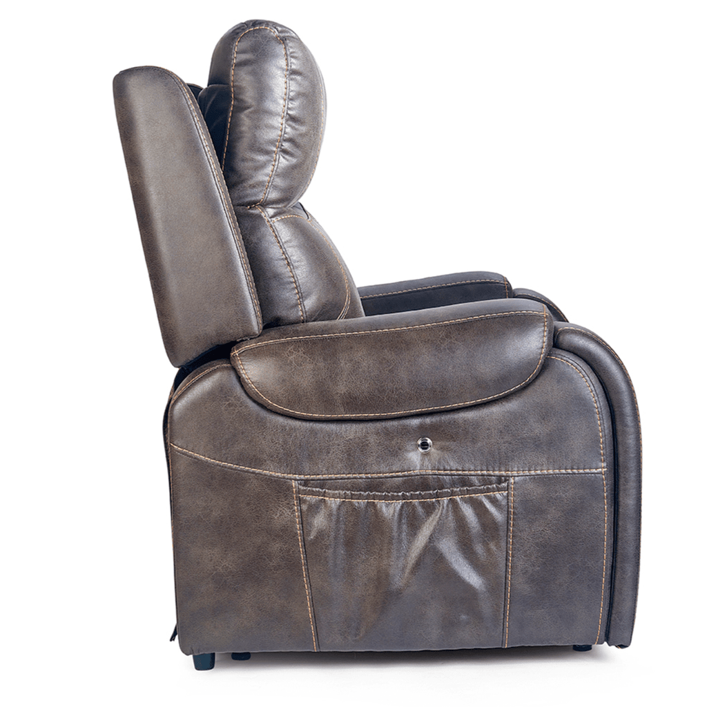 Sedona lift chair recliner, seated, graphite - Fosters Mattress