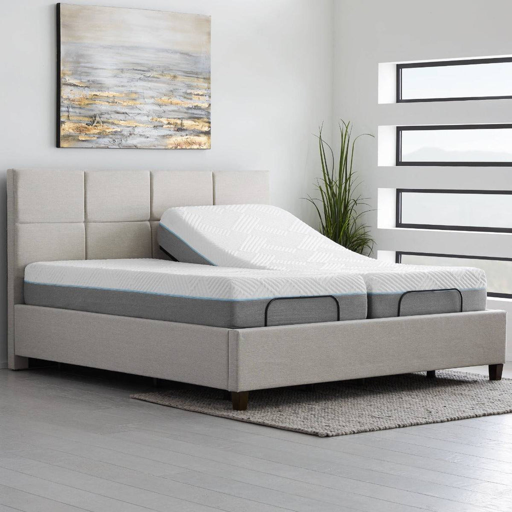 E255 Adjustable Base, split king with mattresses - Fosters Mattress
