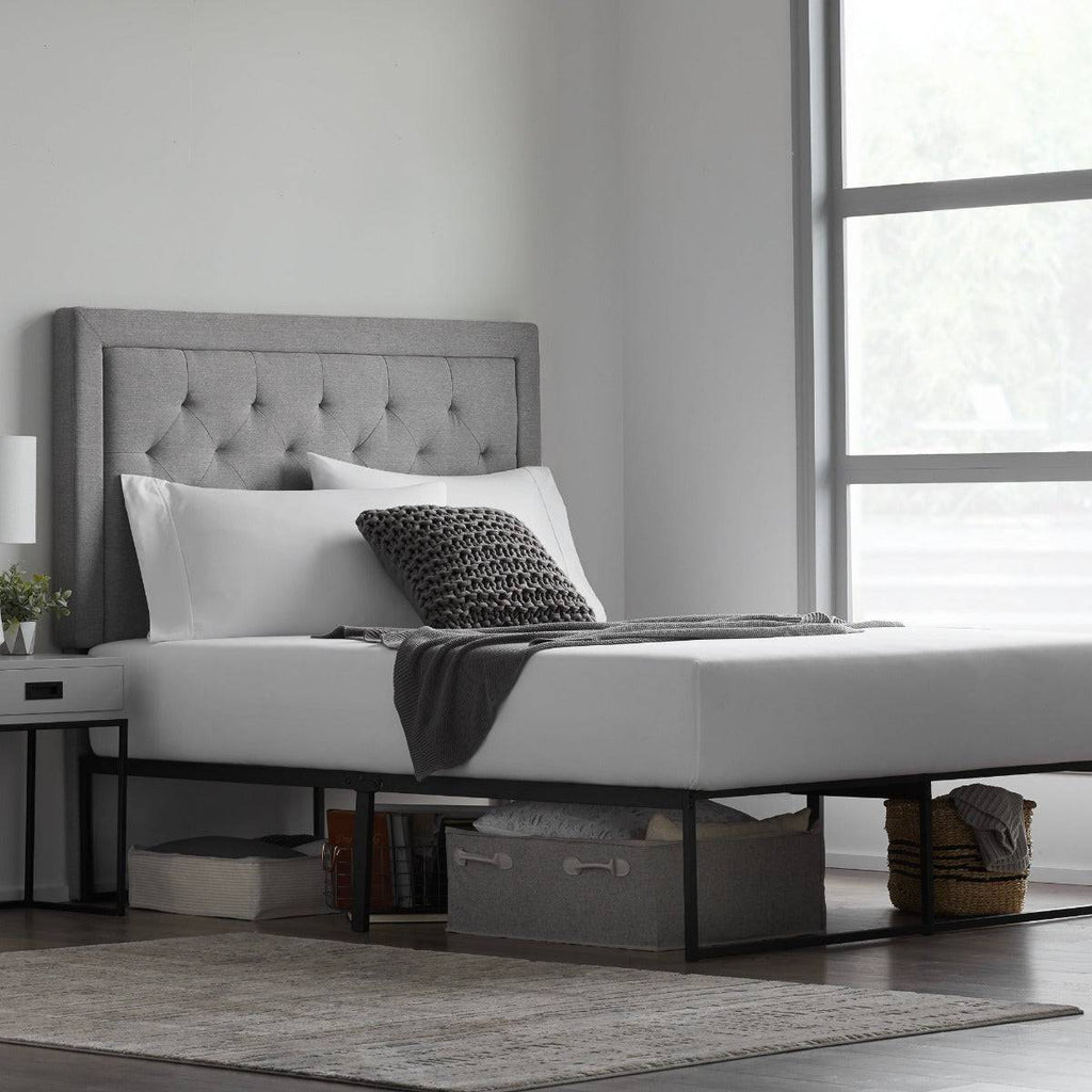 Neeva Modern Platform Bed Frame, angle view - Fosters Mattress