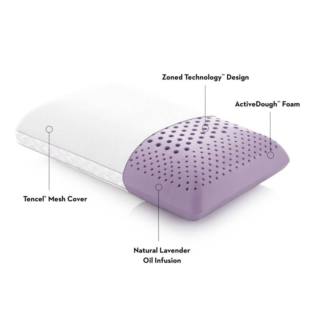 Zoned ActiveDough + Lavender Oil Pillow, features - Fosters Mattress