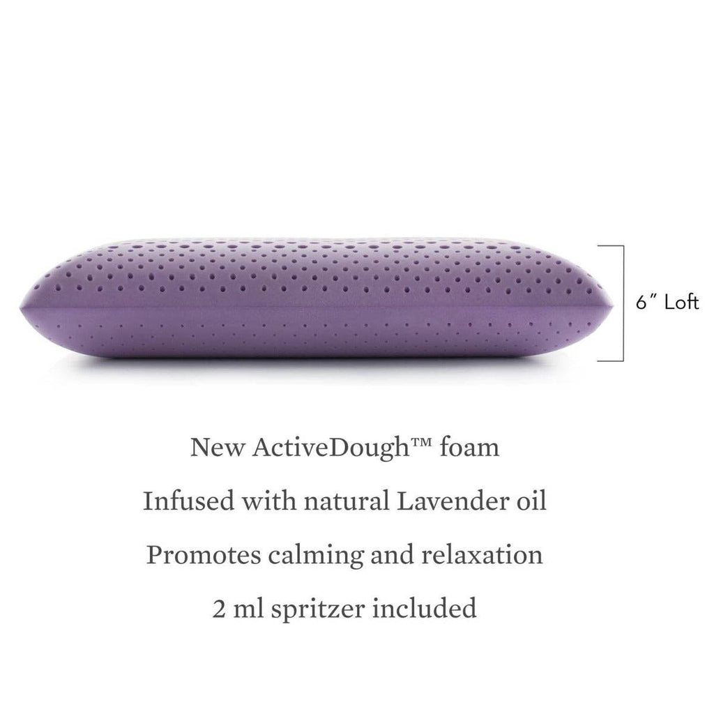 Zoned ActiveDough + Lavender Oil Pillow, 6 inch loft - Fosters Mattress