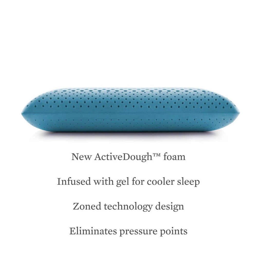 Zoned ActiveDough + Cooling Gel Pillow, features - Fosters Mattress