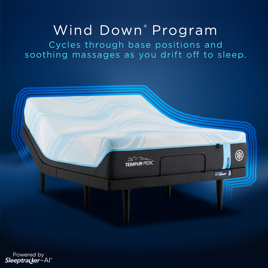 TEMPUR-Ergo® ProSmart® Base Wind Down program to help you drift off to sleep