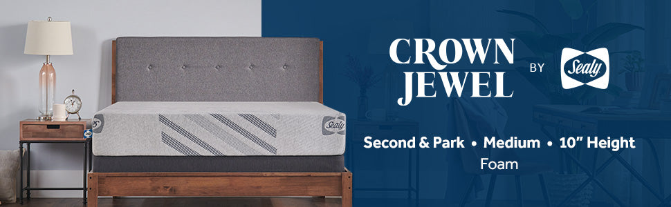 Sealy 10" Medium Memory Foam Mattress in a Box, Lifestyle View