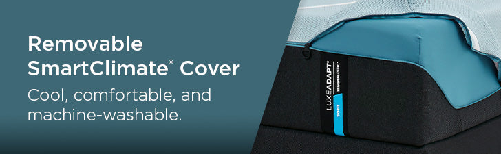 TEMPUR-LuxeAdapt® Soft Mattress with removable SmartClimate® Cover