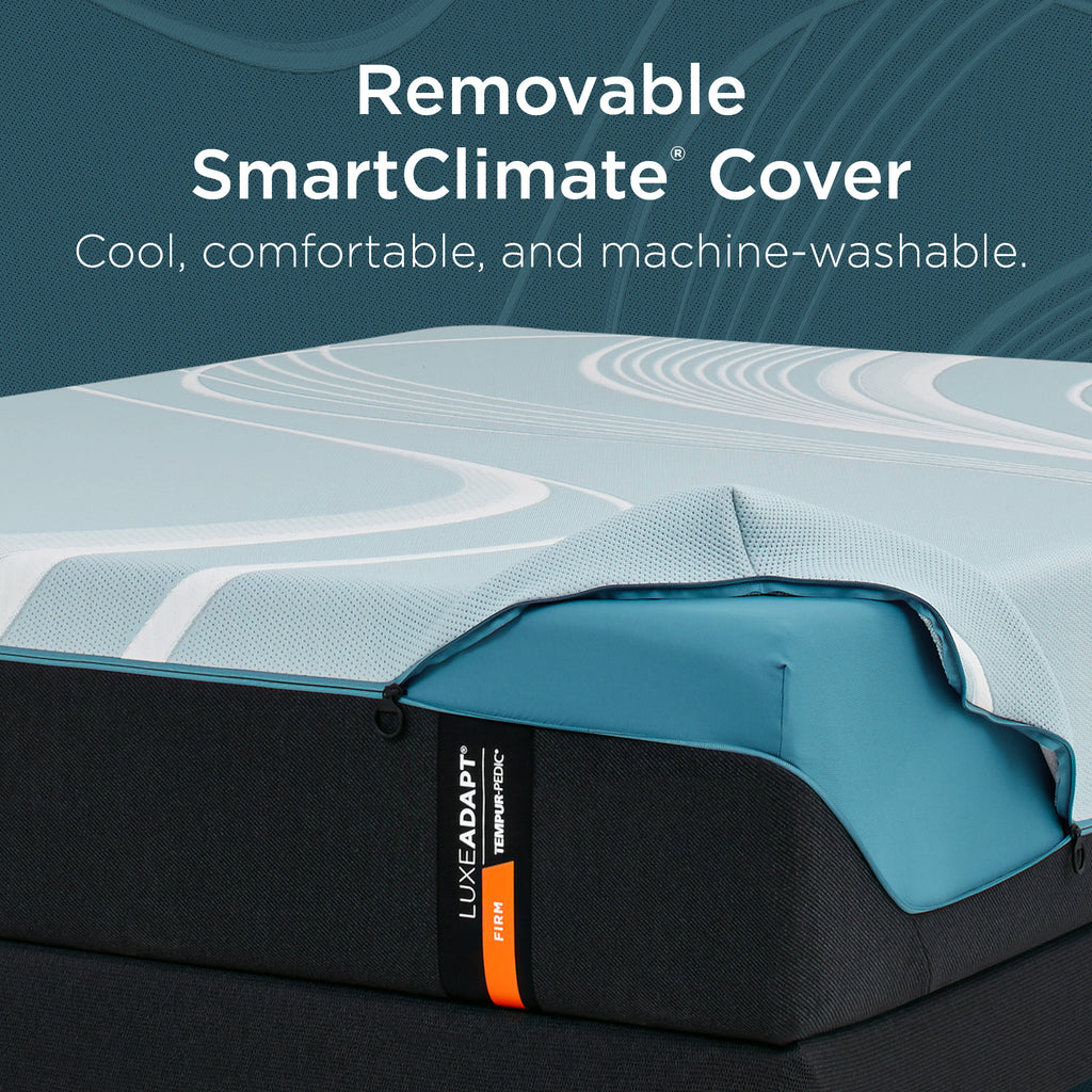 Tempur-LuxeAdapt® Firm Mattress, removable cover