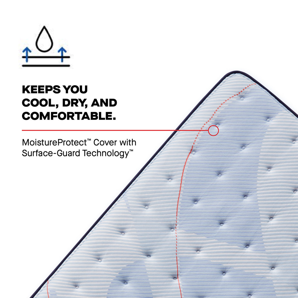 Sealy Posturepedic® Plus Paterson II Medium Mattress, MoistureProtect™ Cover