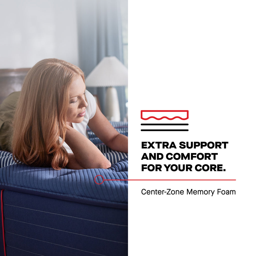 Sealy Posturepedic® Plus Paterson II Soft Mattress, Center-Zone Memory Foam