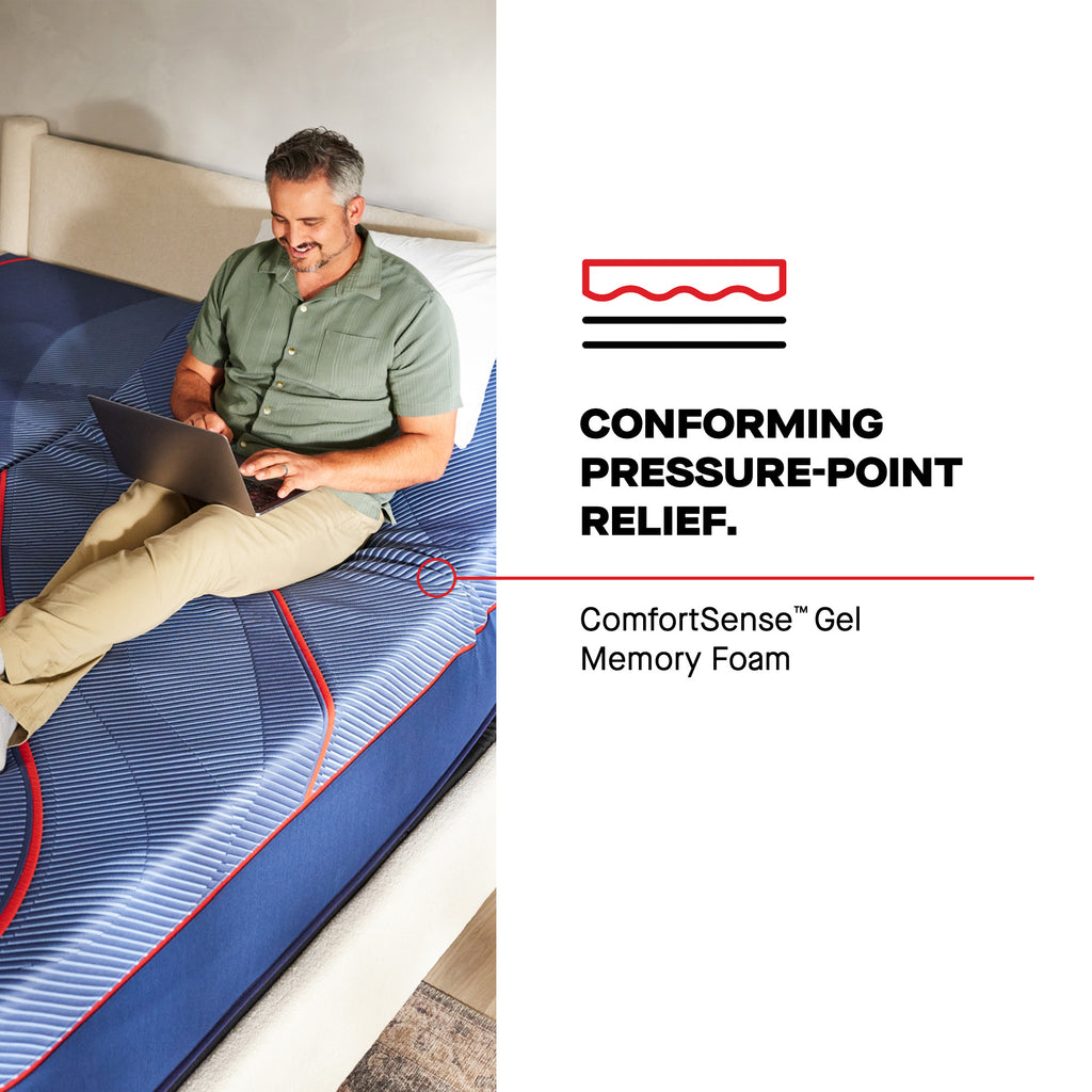 Sealy Posturepedic® Elite Hybrid Mattress with ComfortSense™ Gel Memory Foam