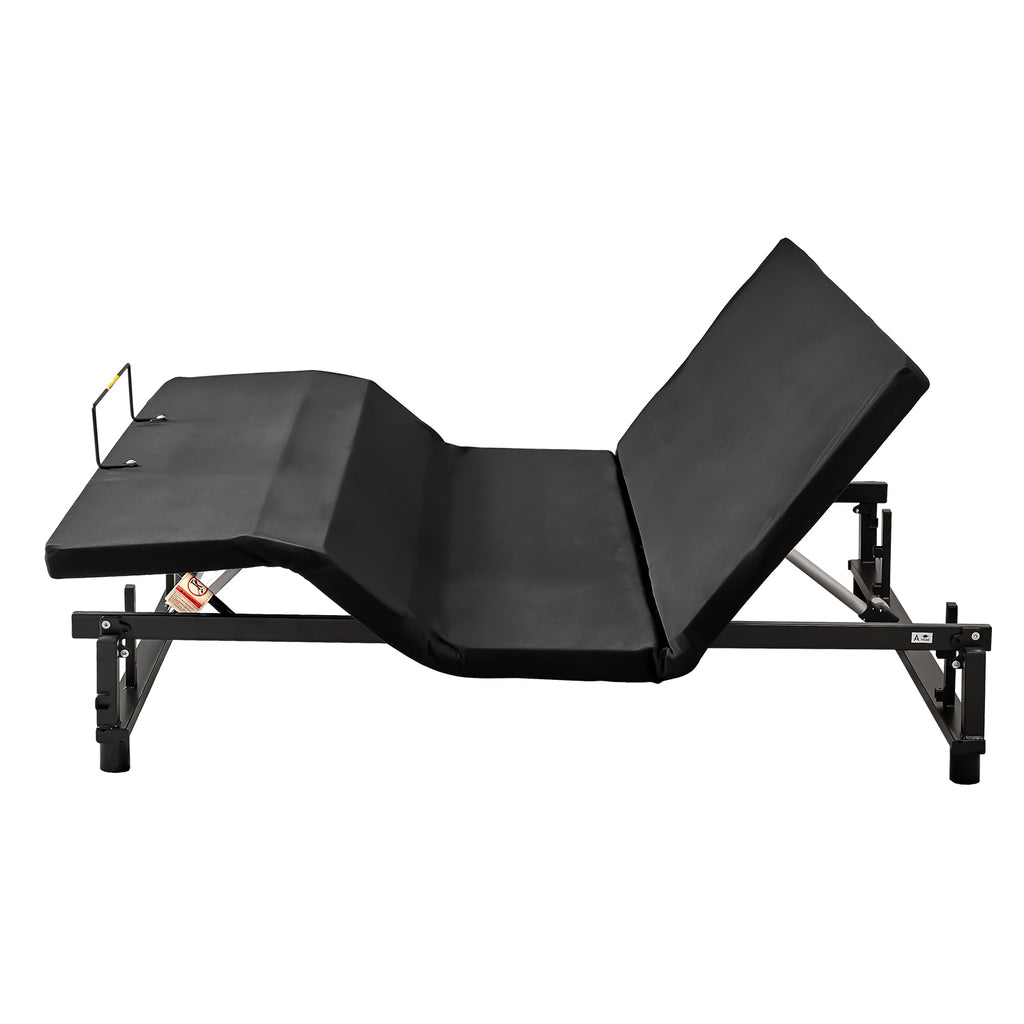 Full Size Adjustable Bed Base Frame with Head and Foot Incline and Zero Gravity, raised position