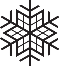 Malouf snowflake Icon for Cooling