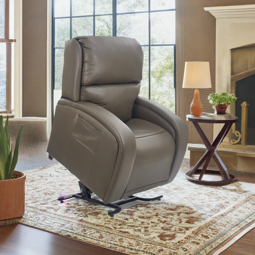 Evren Lift chair recliner, room view - Fosters Mattress