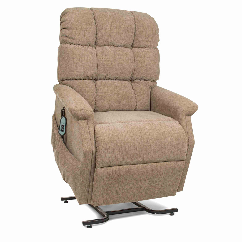 Aurora Power Lift Chair Recliner, lifted sandstorm fabric