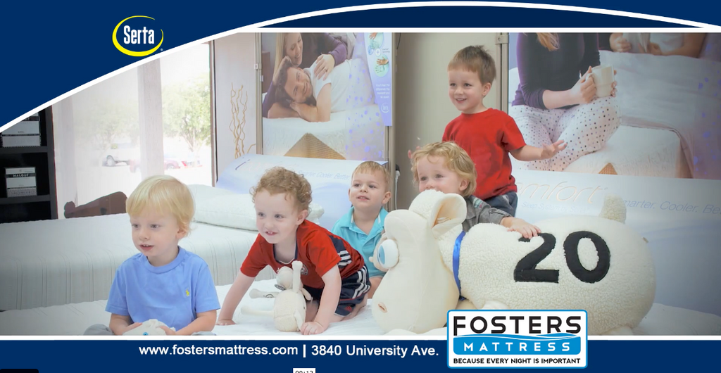 2015 Commercial for Fosters Mattress. Enjoy the cute kids counting sheep!