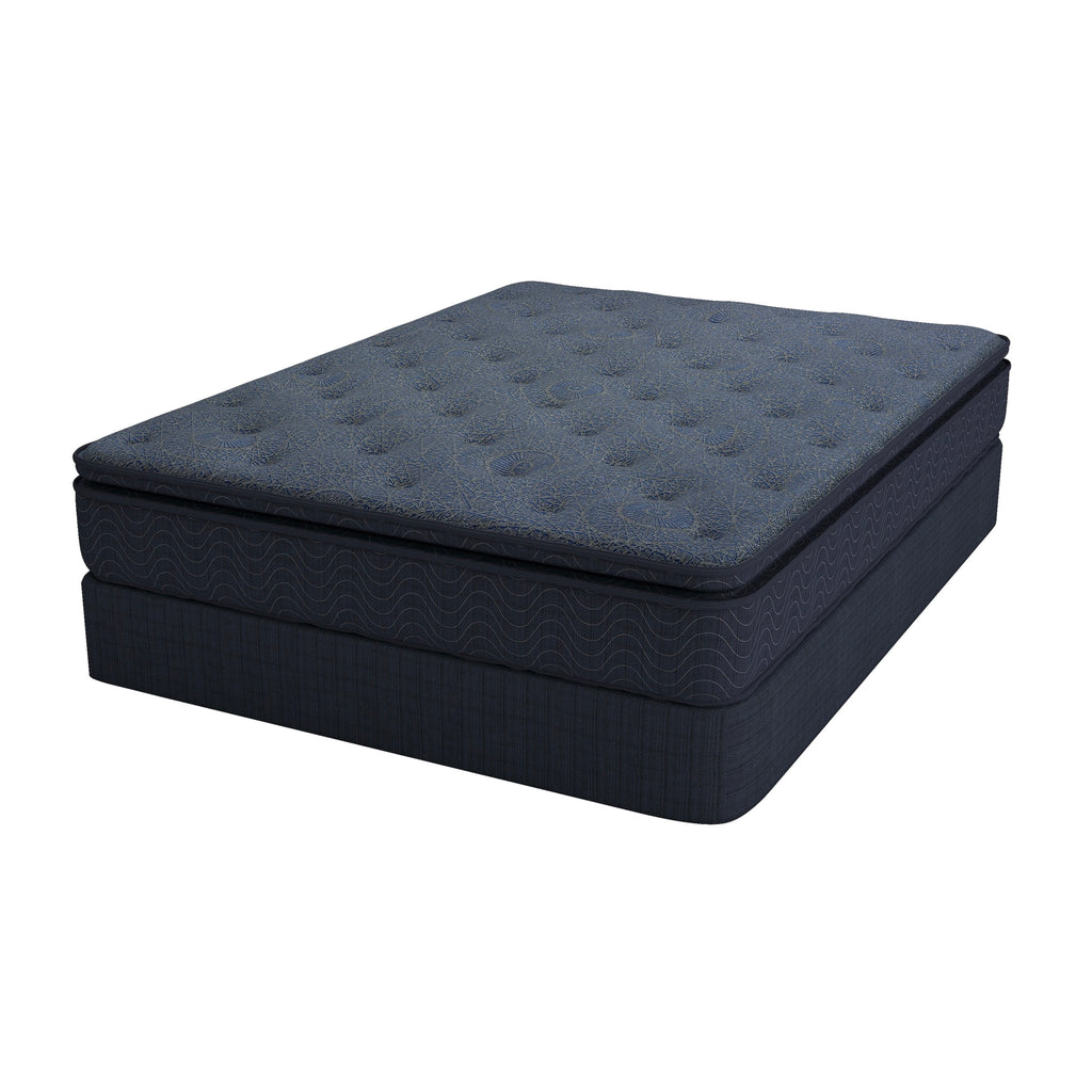 Brantley Pillow Top Mattress, On Box Spring View - Fosters Mattress