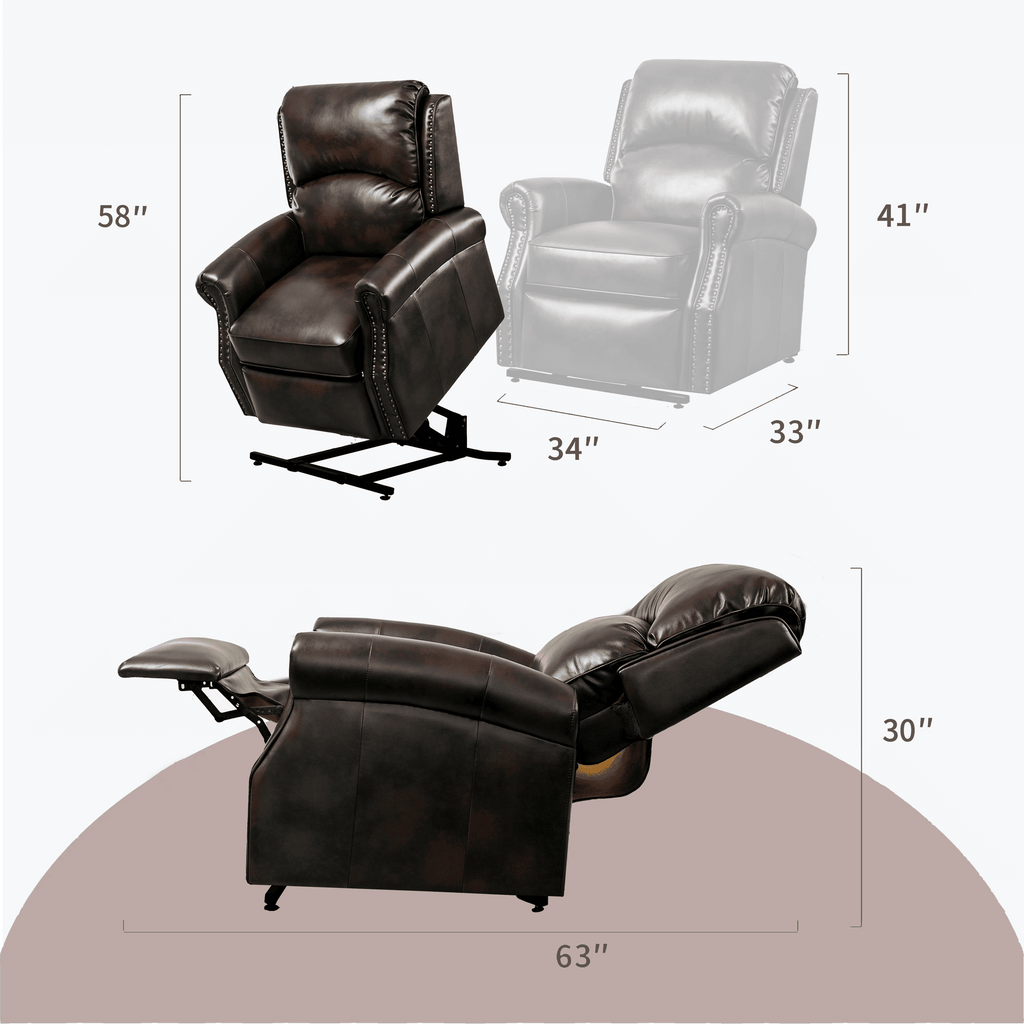 Lannister Massage Lift Chair Recliner - Fosters Mattress