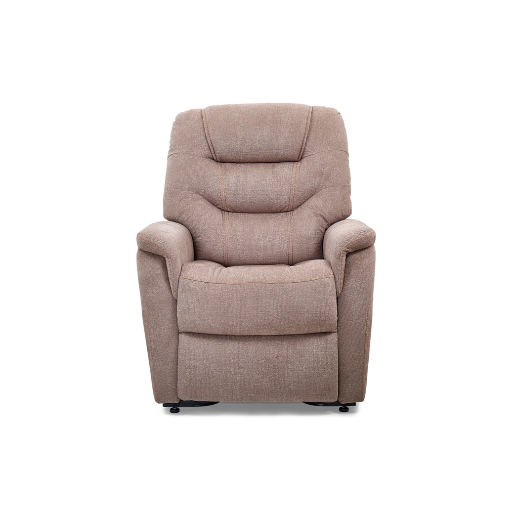 Marabella Lift Chair Recliner Front View in Elk - Fosters Mattress