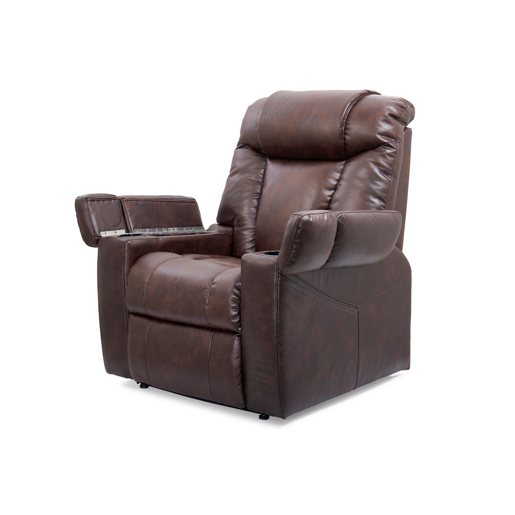 Rhodes lift chair recliner with Heat Wave Technology, arm storage - Fosters Mattress