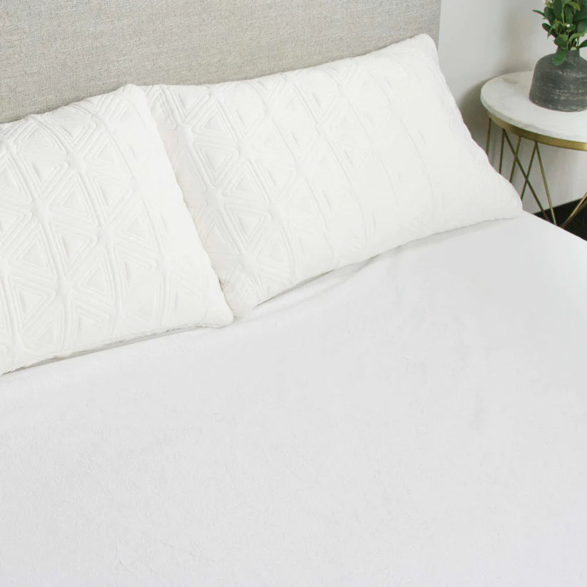 Cozi Comfort Rest Pillow, bed view - Fosters Mattress