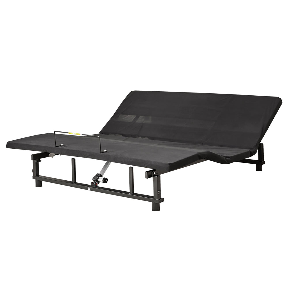 Full Size Adjustable Bed Base Frame with Head and Foot Incline and Zero Gravity, angle view