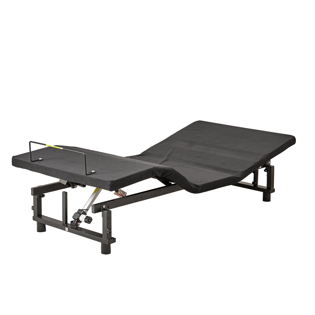 Adjustable Bed Base Frame with Head and Foot Incline and Zero Gravity, Twin XL, angle view
