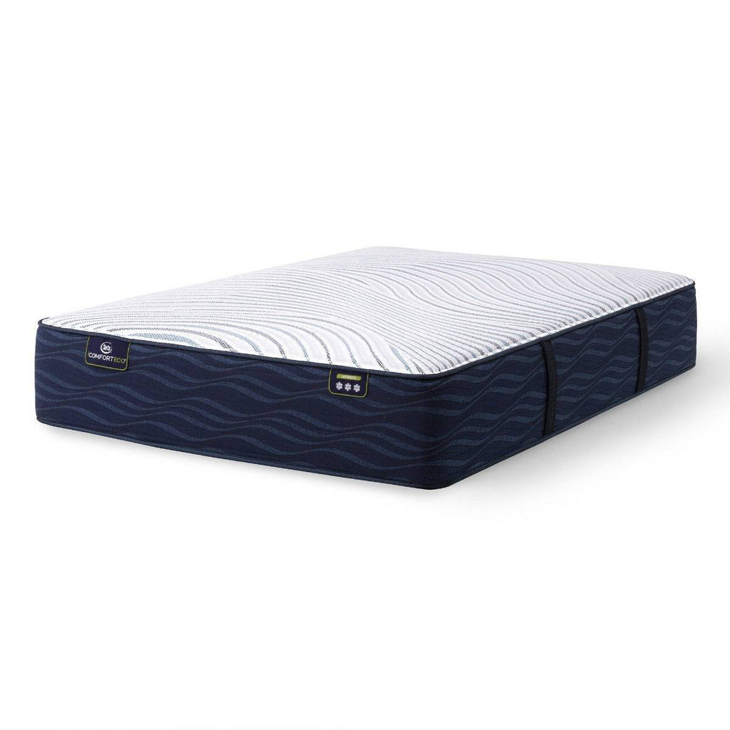 iComfort Mattress S40HD ECO Plush Hybrid, angle view - Fosters Mattress