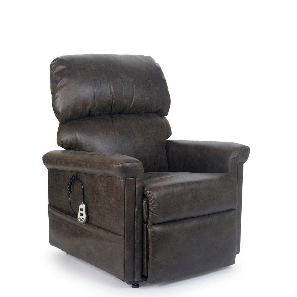 Austin lift chair recliner, seated, graphite fabric - Fosters Mattress