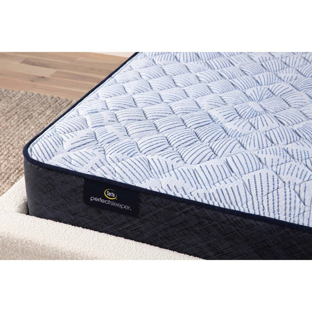 Blue Lagoon Nights Firm Mattress, corner view - Fosters Mattress