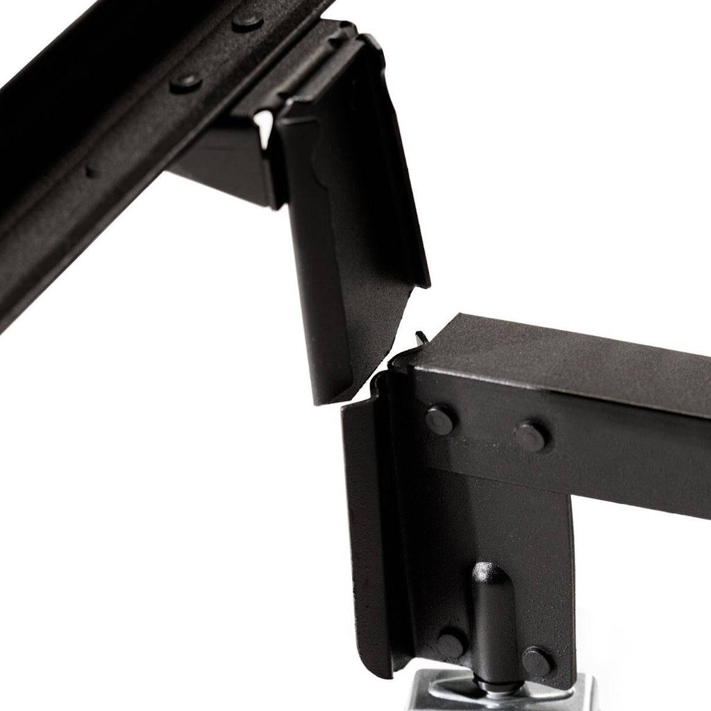 Steelock Bed Frame, hinge view - Fosters Mattress