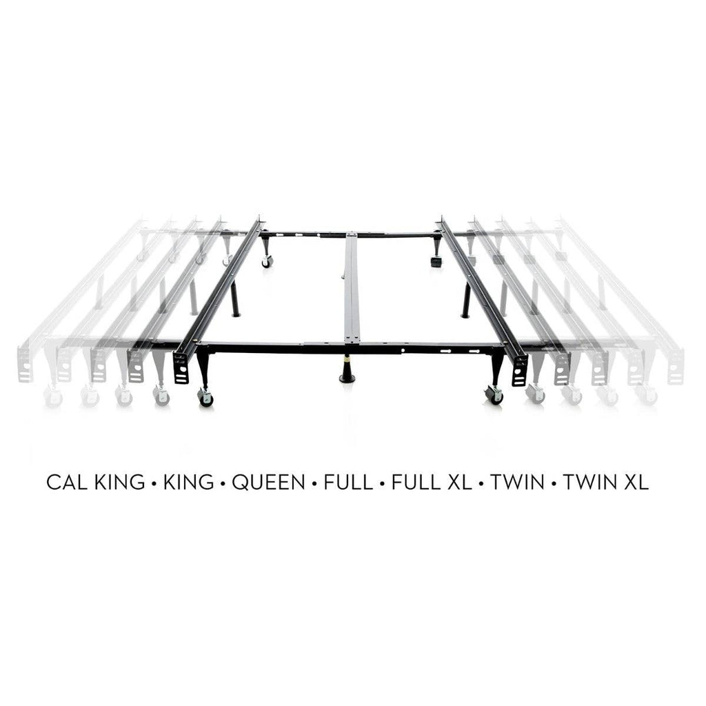 Structures Universal Bed Frame with Rollers, various sizes - Fosters Mattress