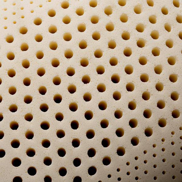 High Loft Plush Zoned Talalay Latex Pillow, close up - Fosters Mattress