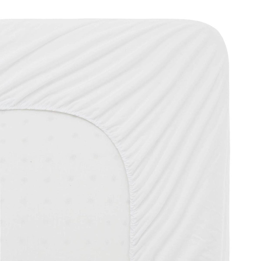 Sleep Tite PRIME Smooth Mattress Protector, corner close up - Fosters Mattress